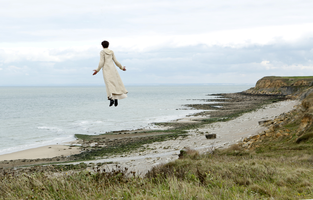 Valeria Bruni Tedeschi takes flight in Slack Bay (Photo courtesy of Kino Lorber)